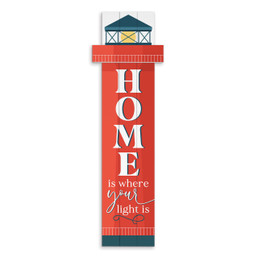 Porch Sign - Home Is Where Your Light Is