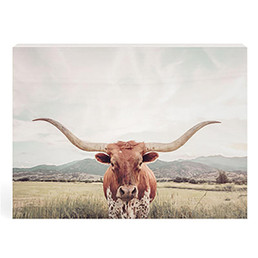 Heartland Home Collection Decorative Block - Longhorn