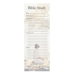 Not My Will Slim Notepad - 12pk