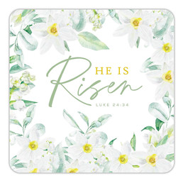 He Is Risen - Luke 24:34 Magnet - 36pk