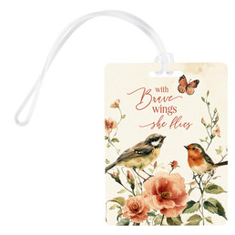 With Brave Wings Travel Tag - 24pk