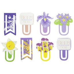 Bloom Collection Plastic Clips(Assorted 8 Pack) - 3pk