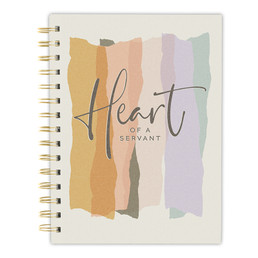 Heart of A Servant Spiral Notebook - 6pk