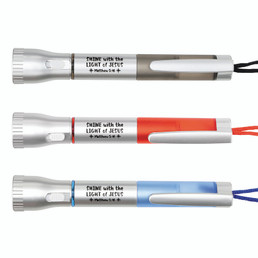 Shine With The Light Of Jesus Flashlight Pen