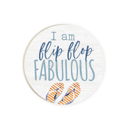 Car Coaster- Flip Flop Fabulous