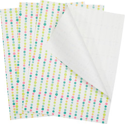 Wrapping Paper Sheet - Dots 3pk