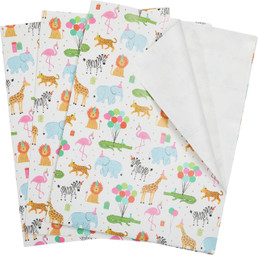 Wrapping Paper Sheet - Party Animals 3pk