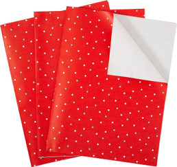 Wrapping Paper Sheet - Merry Dot 3pk