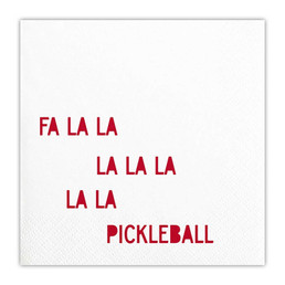 Cocktail Napkins - Fa La La La Pickleball