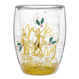 Double-Wall Stemless Wineglass - Make It Merry