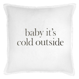 Face To Face Euro Pillowcase - Baby It's Cold Outside