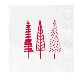 Face to Face Cocktail Napkins - Trees