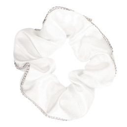 Crystal Satin Scrunchie