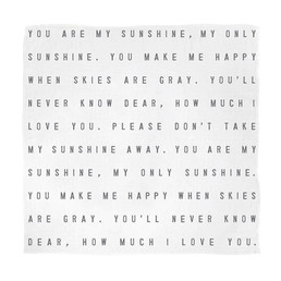 Swaddle Blanket - You Make Me Happy