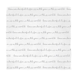 Swaddle Blanket - Wonderful Life