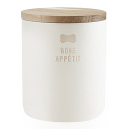 Face to Face Ceramic Treat Canister - Bone Appetit