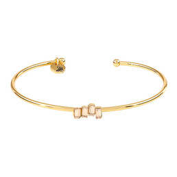 Crystal Bangle - Golden Shadow Bar