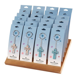 Filled Display - Enamel Keychains - 24 pcs