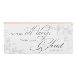 Wood Block - I Can Do All Things