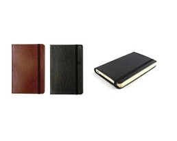Journal Black/Brown Ruled 3 pk