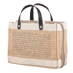 Market Tote Bible Cover - Lord's Prayer