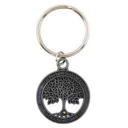 Mustard Seed Key Chain with Card - 12/pk