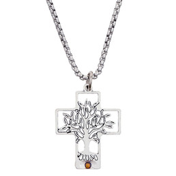 Mustard Seed Tree Pendant with Card - 10/pk