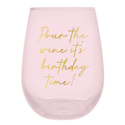 Stemless Wine Glass - Pour The Wine