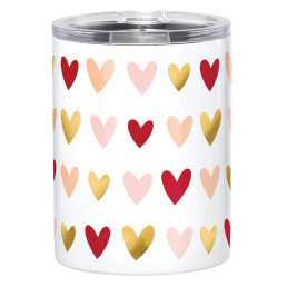 Stainless Steel Tumbler - Hearts