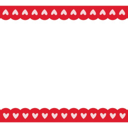 Table Runner - Hearts