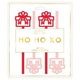 Acrylic Stir Sticks - Presents