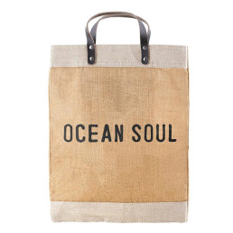 Natural Market Tote - Ocean Soul