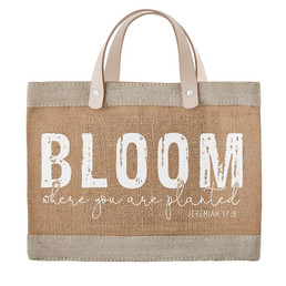 Bloom Where You're Planted Mini Market Tote