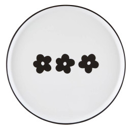Medium Melamine Plate - Flower