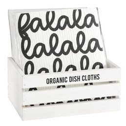 Filled Display - Holiday Organic Dish Cloths - Red Collection
