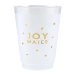 Gold Foil Frost Cups - Joy Water - Set of 6