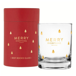 DOF Rocks Glass - Merry Everything