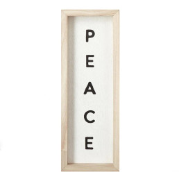 Wood Sign - Peace (N6416)