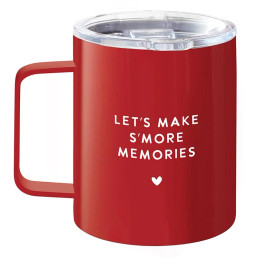 S'mores Stainless Steel Mug - Let's Make S'more Memories