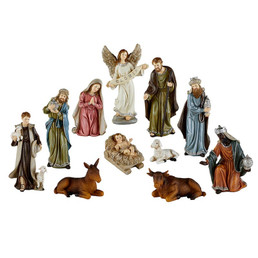 11-Piece 8" Traditional Nativity Set