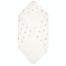 Hooded Towel - Hearts