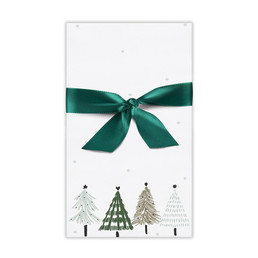 Holiday Rectangular Notepad - Trees