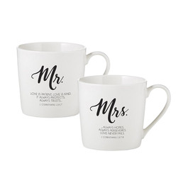 Mr. and Mrs. Cafe Mug Set