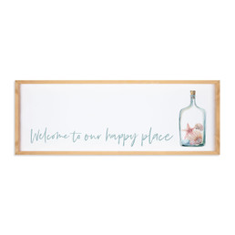 Framed Art - Welcome To Our Happy Place
