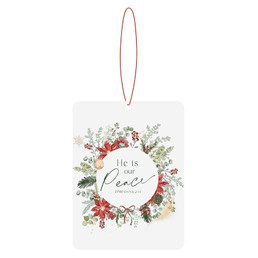 He is Our Peace Air Freshener- 12/pk