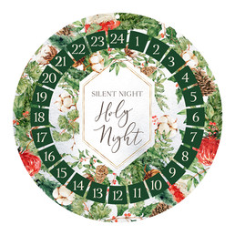 Silent Night Advent Calendar- 12/pk 