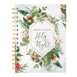 Silent Night Spiral Notebook- 6/pk