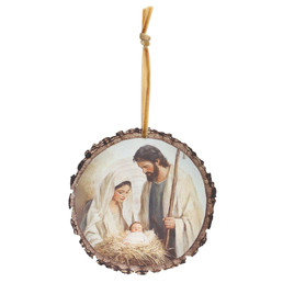 A Savior is Born Slice Ornament- 12/pk