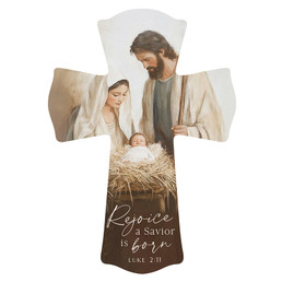 A Savior is Born Wall Cross- 12/pk