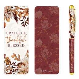 Grateful Pen & Bookmark Set- 12/pk